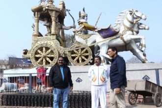 विधायक की पहल से सिविक सेंटर की लौट रही रौनक, रथ पार्क का हो रहा सौंदर्यीकरण