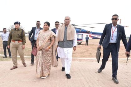 भेेंट मुलाकात के तहत सीएम पहुंच तखतपुर विधानसभा क्षेत्र, हुआ जोरदार स्वागत