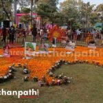 Flower Show: रंग-बिरंगे फूलों ने किया लोगों को आनंदित, शासन की योजनाओं के मॉडल बने आकर्षण का केंद्र