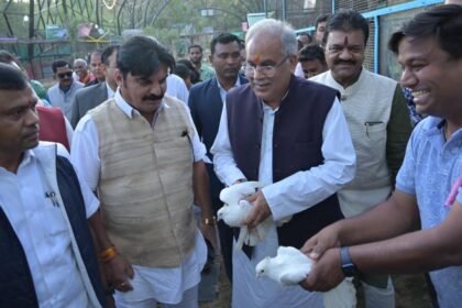 लामनी पक्षी विहार का मुख्यमंत्री ने किया लोकार्पण, विभिन्न प्रकार के पक्षियों देखकर मुख्यमंत्री ने की सराहना