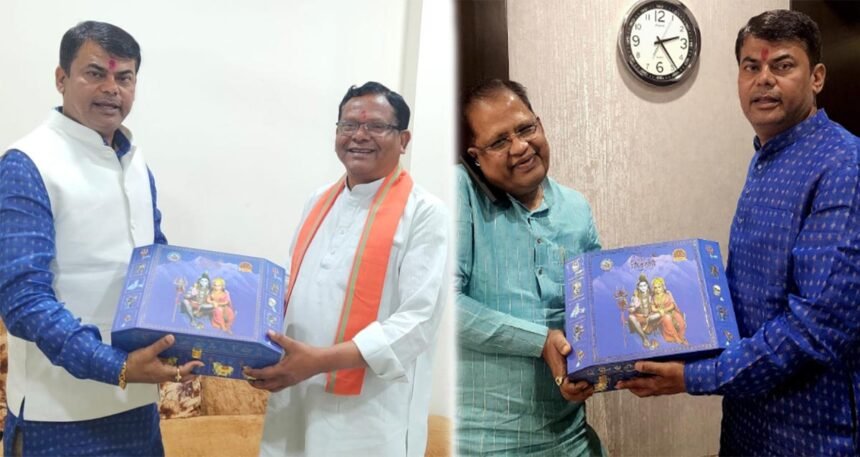 इस बार भी भोले बाबा की बाराती बनकर भिलाई आएंगे पूर्व गृह मंत्री पैकरा और अमर अग्रवाल... दया के आमंत्रण को स्वीकारा
