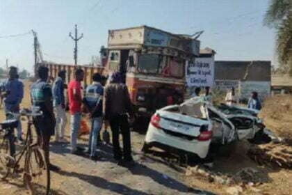 Big News: रायपुर से पारिवारिक कार्यक्रम से लौट रहा परिवार सड़क हादसे का शिकार, चार की मौत