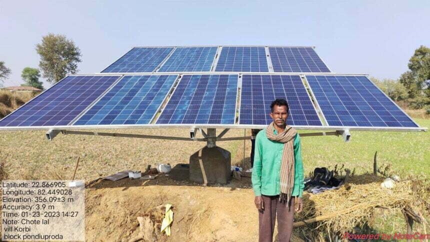 सीएम बघेल ने भेंट मुलाकात में अनिता से किया वादा निभाया, खेत में लगा सोलर पंप, सिंचाई के लिए मिलेगा भरपूर पानी