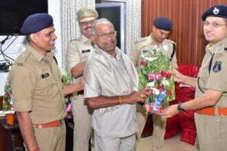 सम्मान व विदाई समारोह: पुलिस विभाग से सेवानिवृत्त हुए अधिकारी-कर्मचारियों ने एसपी पल्लव से साझा किये अनुभव