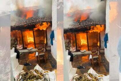 Big Breaking: भयंकर आगजनी में एल्डरमेन का घर जलकर खाक, लाखों का सामान राख