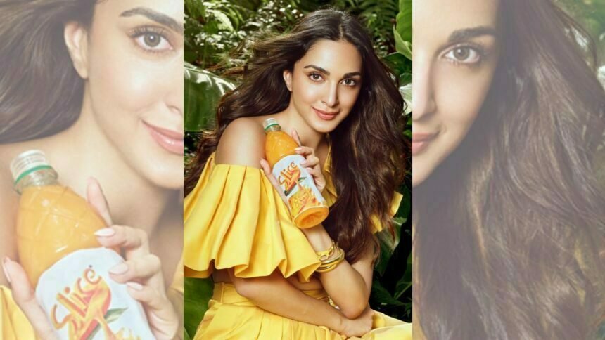 किआरा ने नए चेहरे के रूप में स्लाइस के नए विज्ञापन में अपना एलिगेंट टच जोड़ा