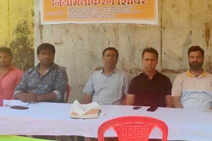 सीजी चेम्बर और भिलाई निगम के संयुक्त तत्वावधान में नियमितिकरण शिविर का आयोजन