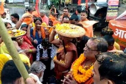 शोभायात्रा: श्रीराम के जयघोष से गूंज उठी राजधानी रायपुर , चारों दिशाओं से निकली यात्रा पर बरसे फूल