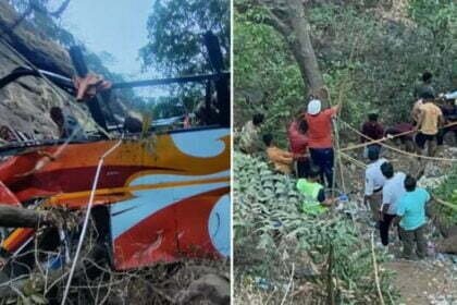 दर्दनाक हादसा: रायगढ़ में सड़क से नीचे उतर गड्ढे में गिरी बस, 12 की मौत, 25 से ज्यादा घायल