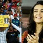 दीवानगी: 'तुम लोग मैच देखो, मैं प्रीति जिंटा को देखने आया हूं', पोस्टर लेकर लखनऊ के इकाना पहुंचा फैन