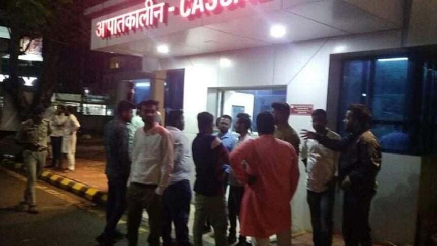 कांग्रेस की मशाल रैली के दौरान आठ कार्यकर्ता झुलसे, केन्द्र सरकार के खिलाफ कर रहे प्रदर्शन
