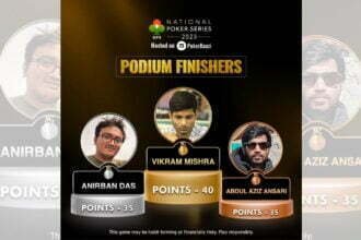 नेशनल पोकर सीरीज इंडिया का रिकॉर्ड भागीदारी के साथ समापन, उभरकर आए तीन प्रतिभाशाली खिलाड़ी