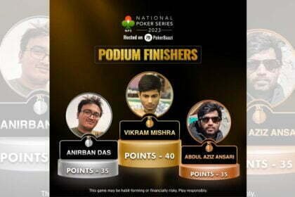 नेशनल पोकर सीरीज इंडिया का रिकॉर्ड भागीदारी के साथ समापन, उभरकर आए तीन प्रतिभाशाली खिलाड़ी