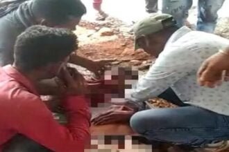 सशस्त्र बल के कैंप निर्माण कार्य के दौरान हादसा, तीसरी मंजिल से गिरकर युवक की मौत