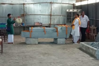 Ayodhya: शिलापूजन कर रामलला की मूर्ति का निर्माण कार्य शुरू, 4-5 महीने में हो जाएगा तैयार