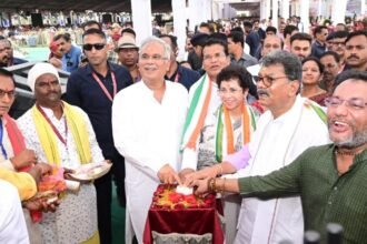 सीएम भूपेश बघेल ने ग्राम पंचायत सांकरा को दी 443 करोड़ 14 लाख 30 हजार रूपए के विकास कार्यो की सौगात