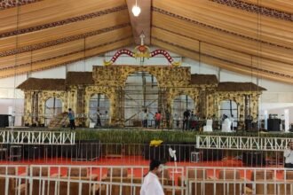 राष्ट्रीय रामायण महोत्सव की तैयारियां पूरी,अरण्य कांड की थीम पर सज रहा मंच