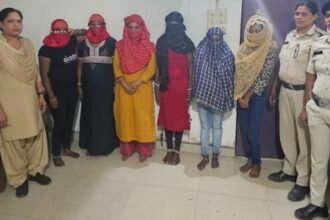 मानव तस्करी और सेक्स रैकेट का भंडाफोड़, गिरफ्तार नौ लोगों में छह युवतियां शामिल