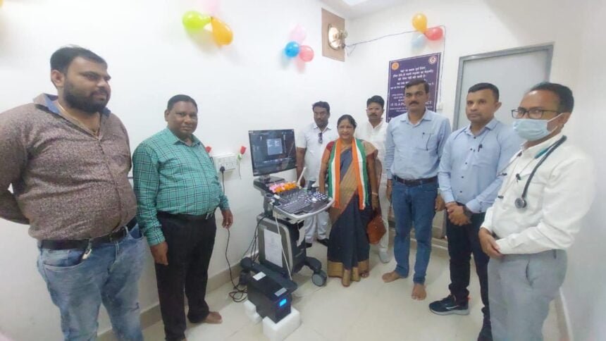नगरी क्षेत्र के मरीजों को बड़ी राहत, मिली सोनोग्राफी मशीन की सौगात