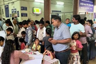 आयुर्वेद महाविद्यालय चिकित्सालय में 835 बच्चों का कराया गया स्वर्णप्राशन