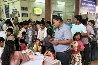 आयुर्वेद महाविद्यालय चिकित्सालय में 835 बच्चों का कराया गया स्वर्णप्राशन