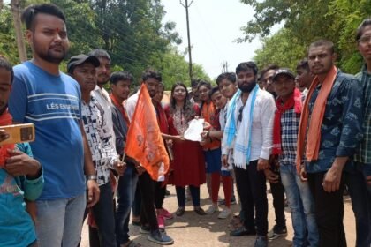 CGPSC 2021 परिक्षा में अनियमितता के विरोध में अभाविप ने सौंपा विधायक को ज्ञापन