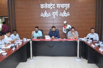 अवैध प्लाटिंग के विभागीय निराकरण में लेटलतीफी पर कलेक्टर ने अधिकारियों को लगाई फटकार