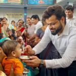 प्रशासन तुंहर द्वार के तहत् अधिकारी पहुंचे कुम्हारी, कलेक्टर ने बच्चों को खीर खिलाकर अन्न प्रासन की शुरूवात की