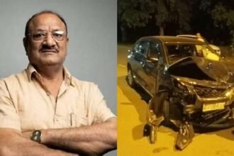 सड़क हादसे में बाल-बाल बचे भाजपा नेता, आमने-सामने से हुई टक्कर, गाड़ी के उड़े परखच्चे