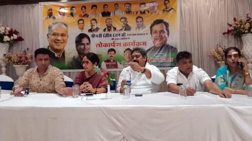 राज्यसभा सांसद रंजीत रंजन ने कहा-छत्तीसगढ़ में भी मिलेगा 500 में सिलेंडर', घोषणा पत्र में करेंगे शामिल