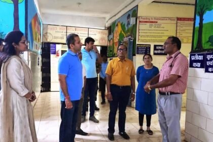 स्वास्थ्य विभाग के सचिव सिद्धार्थ कोमल परदेशी ने किया जिला अस्पताल का आकस्मिक निरीक्षण