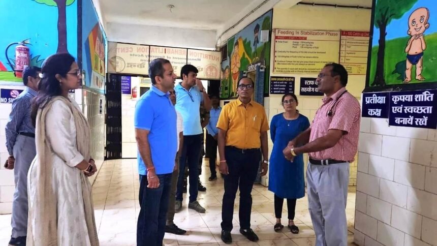 स्वास्थ्य विभाग के सचिव सिद्धार्थ कोमल परदेशी ने किया जिला अस्पताल का आकस्मिक निरीक्षण
