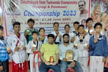 ताईक्वांडो खेल में प्रदेश के 9 खिलाडिय़ों का राष्ट्रीय स्तर पर चयन