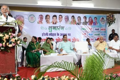 जिला स्तरीय हरेली तिहार में शामिल हुए कृषि मंत्री, छत्तीसगढिय़ा ओलम्पिक का किया शुभारम्भ