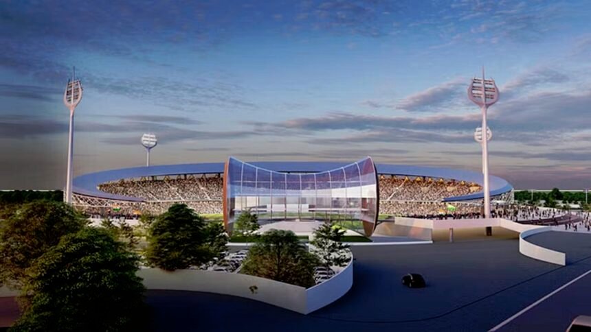 इस नए स्टेडियम में दिखेगी भगवान भोले शकंर की झलक, डमरू के आकार का पवेलियन, प्रवेश द्वार पर बेलपत्र, त्रिशूल के आकार की लाइट्स, अद्भुत है गंजारी स्टेडियम