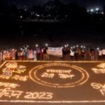 मतदाता जागरूक अभियान, मतदान करने दीपदान कर लिया संकल्प