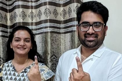 भिलाई के इस दंपति ने किया पहली बार मतदान, साझा किया अनुभव