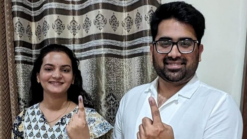 भिलाई के इस दंपति ने किया पहली बार मतदान, साझा किया अनुभव