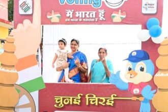 मुख्य निर्वाचन पदाधिकारी श्रीमती रीना बाबासाहेब कंगाले ने किया मतदान