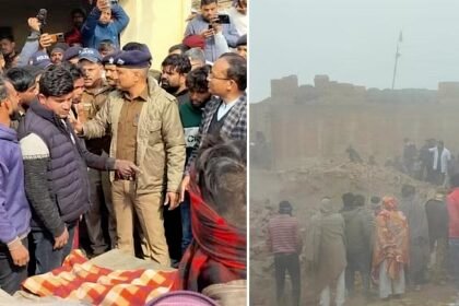 दर्दनाक हादसा: ईंट भट्टे की दीवार गिरी, पलक झपकते ही मलबे में जिंदा दफन हुईं छह जिंदगियां