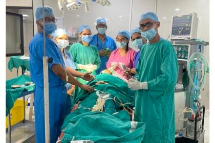 जिला अस्पताल में पहली बार टी.एम.जे. एनकाइलोसिस की हुई सफल सर्जरी