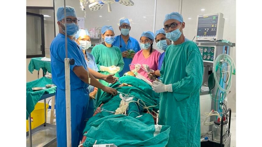 जिला अस्पताल में पहली बार टी.एम.जे. एनकाइलोसिस की हुई सफल सर्जरी