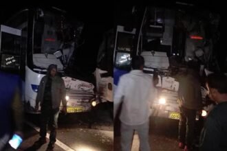 Road Accident: पुल पर खड़े ट्रक में जा घुसी बस, 20 से ज्यादा यात्री हुए घायल