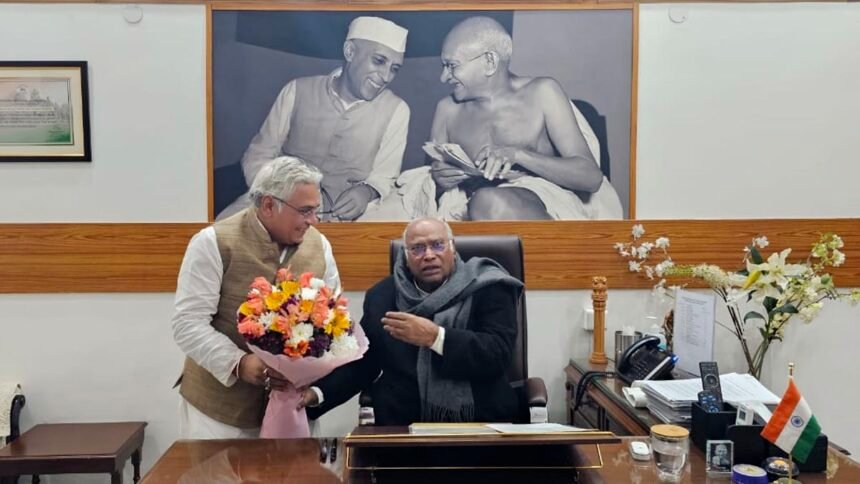 अरूण वोरा ने की खरगे व माकन से मुलाकात, लोकसभा चुनाव और प्रादेशिक संगठन को मजबूत बनाने पर चर्चा