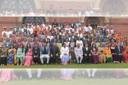 छत्तीसगढ़ की झांकी में शामिल लोक-कलाकारों ने राष्ट्रपति द्रौपदी मुर्मु से की मुलाकात