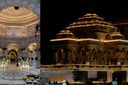 सदियों का इंतजार, प्राण प्रतिष्ठा के लिए सजा राम दरबार, देखिए आकर्षक लाइटिंग और फूलों से सुसज्जित मंदिर