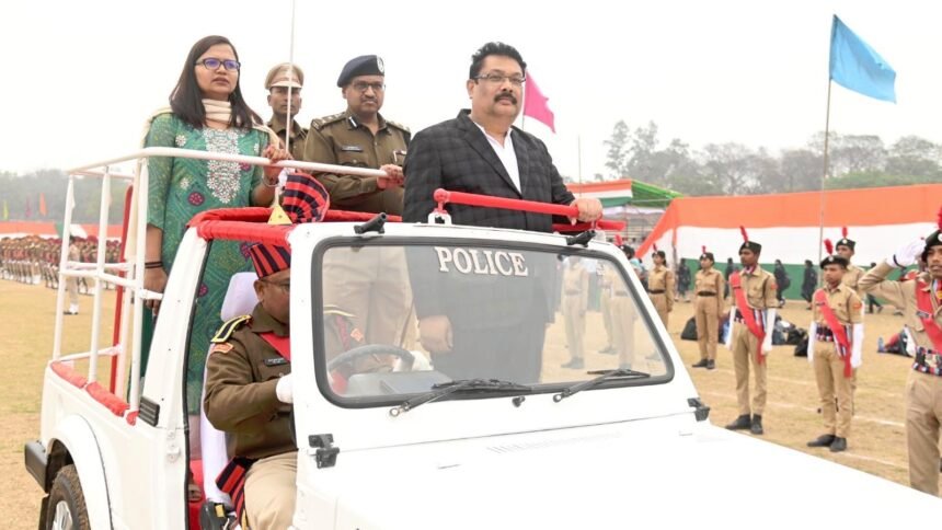 गणतंत्र दिवस आयोजन के लिए किया गया अंतिम पूर्वाभ्यास, उपमुख्यमंत्री विजय शर्मा करेंगे ध्वजारोहण