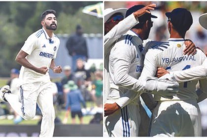 IND vs SA Test : दक्षिण अफ्रीका की पहली पारी 55 रन पर सिमटी, मोहम्मद सिराज ने लिए छह विकेट