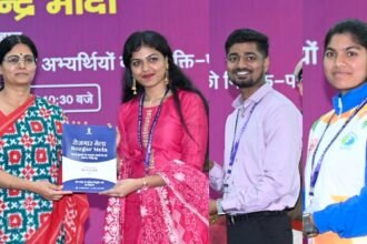 आरंग में आयोजित रोजगार मेला में केन्द्रीय सेवाओं में 75 युवाओं को मिला नियुक्ति पत्र