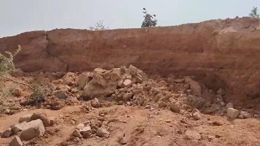 मजदूर की मौत के बाद भी नहीं लिया सबक, प्रशासन की नाक के नीचे धड़ल्ले से हो रहा मुरुम उत्खनन